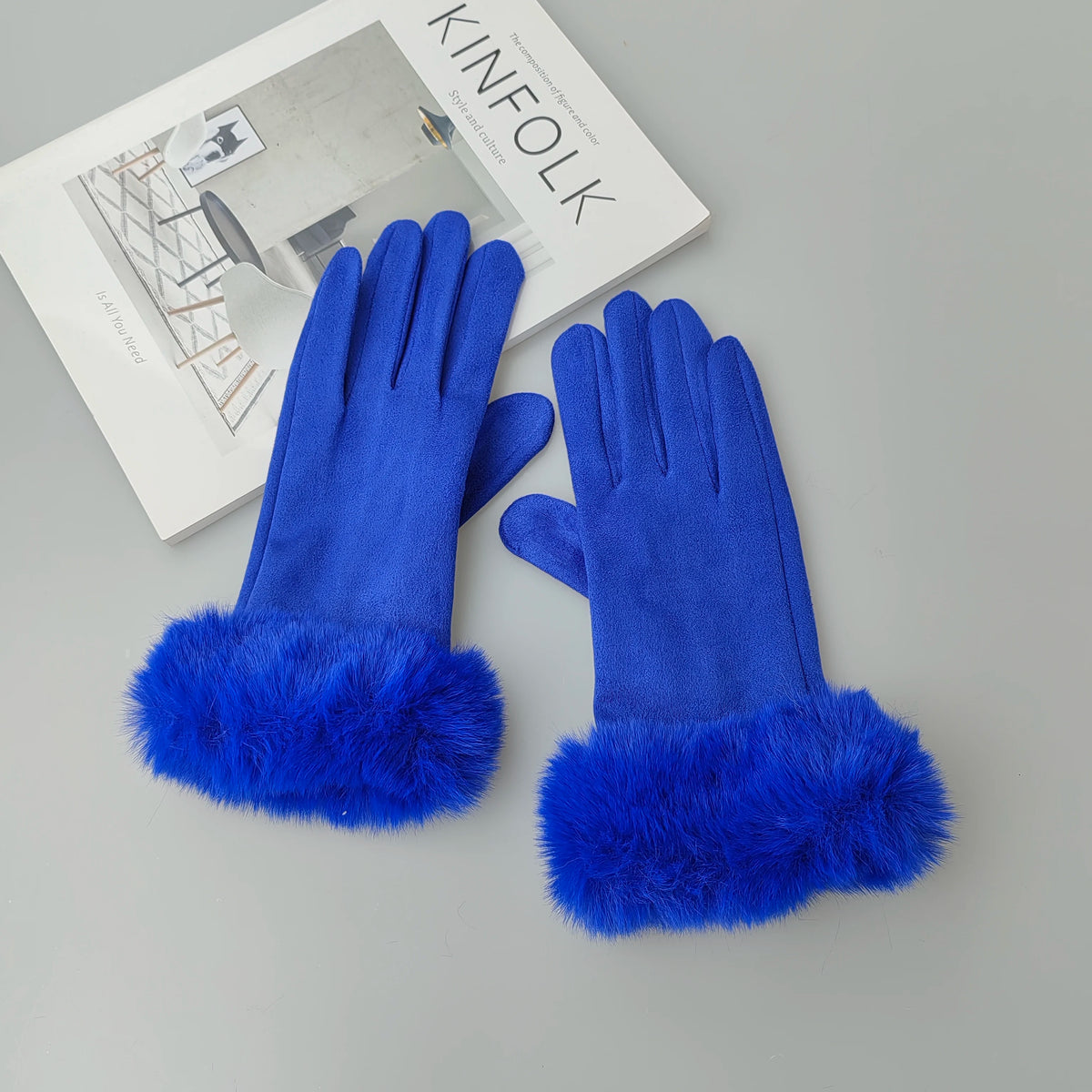 Suede Gloves - Yellow - Cowboy Outpost