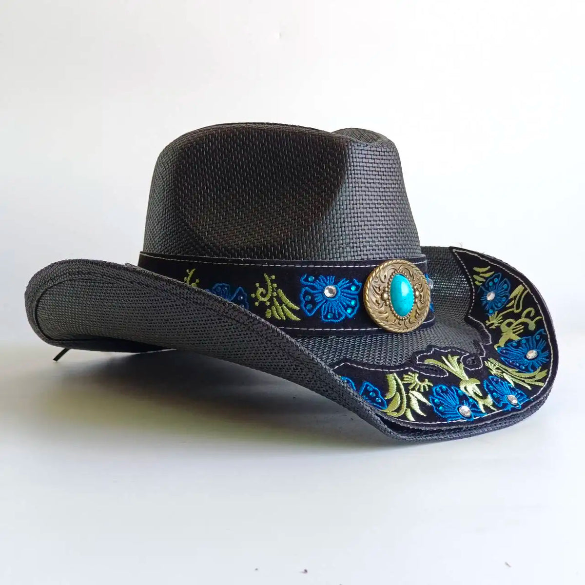 Straw Decal Cowboy Hat - 16 - Cowboy Outpost