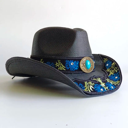Straw Decal Cowboy Hat - 16 - Cowboy Outpost