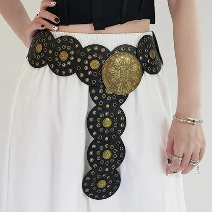 Denim Vintage Belt - 11 - Cowboy Outpost