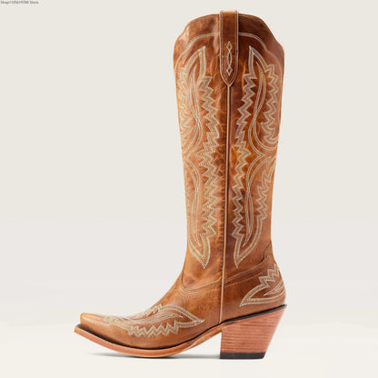 Autumn Cowboy Boots - silvery - Cowboy Outpost