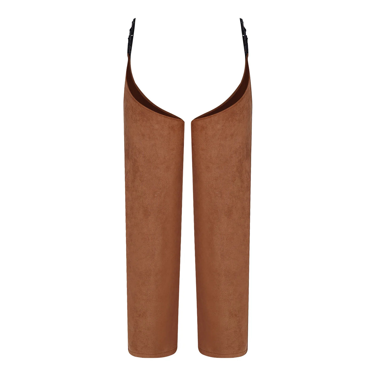 Suede Buckle Chaps - Black - Cowboy Outpost
