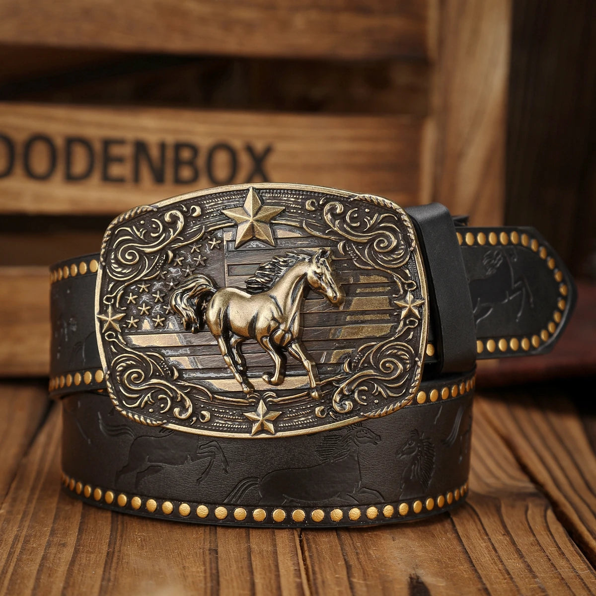 Casual Buckle Belt - grey silver - Cowboy Outpost
