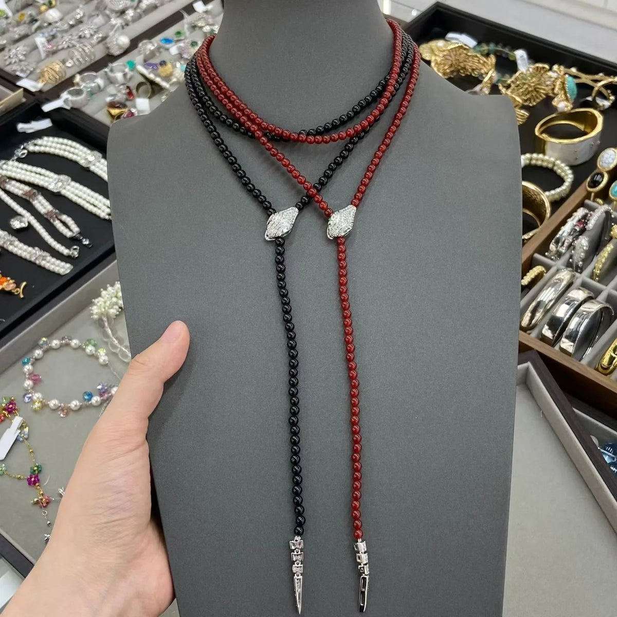 Turquoise Women's Necklace - length 26in - Cowboy Outpost