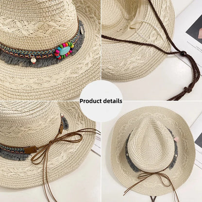 Straw Woven Cowboy Hat - Cowboy Outpost