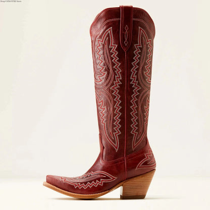 Autumn Cowboy Boots - golden - Cowboy Outpost