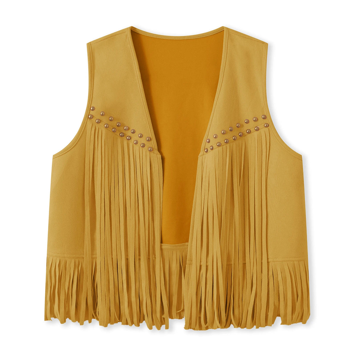Suede Women's Vests - black - Cowboy Outpost