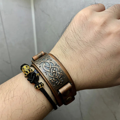 Leather Retro Bracelet - Cowboy Outpost