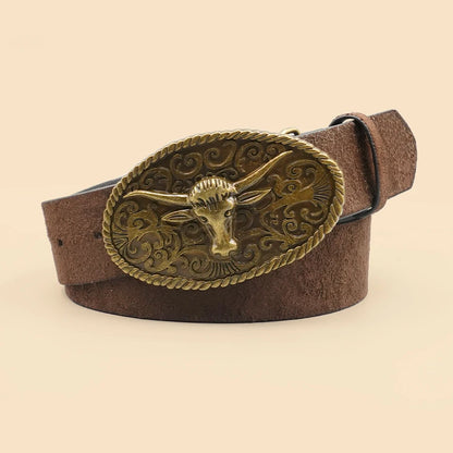 Antiqued Belt - Cowboy Outpost