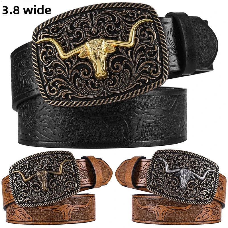 Leather Letter Belt - Cowboy Outpost