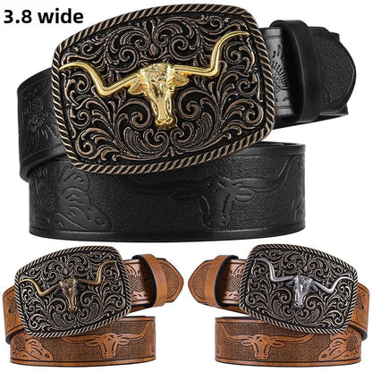 Leather Letter Belt - Cowboy Outpost