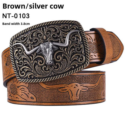 Leather Letter Belt - Cowboy Outpost