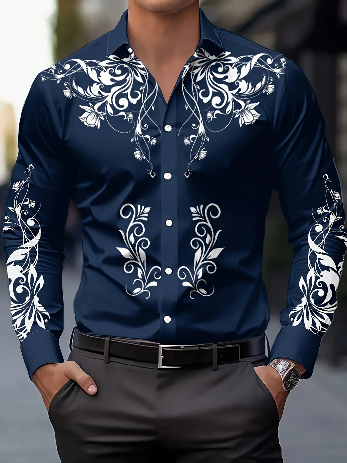 Men’s Western Shirt - CXCSS004YI - Cowboy Outpost