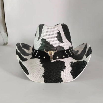 Straw Retro Cowboy Hat - Cowboy Outpost
