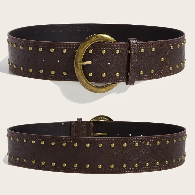 Leather Buckle Belt - Cowboy Outpost