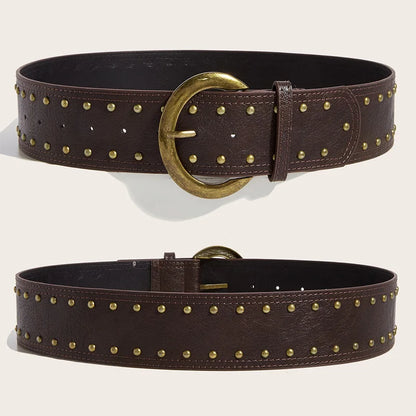 Leather Buckle Belt - Cowboy Outpost