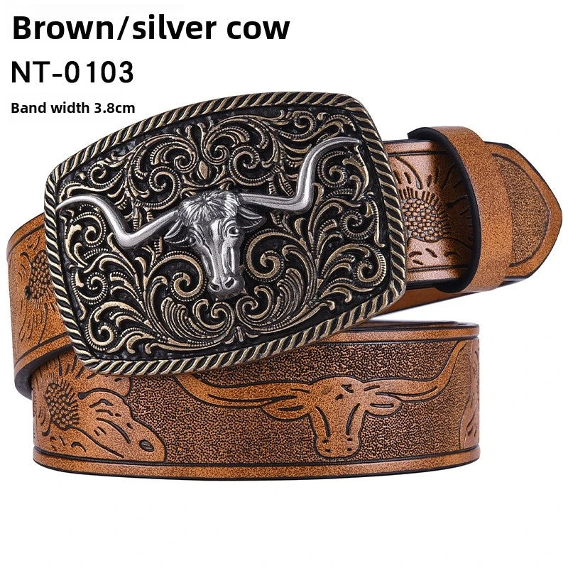 Leather Letter Belt - Cowboy Outpost