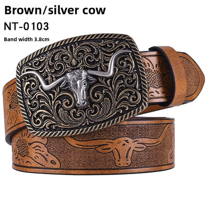 Leather Letter Belt - Cowboy Outpost