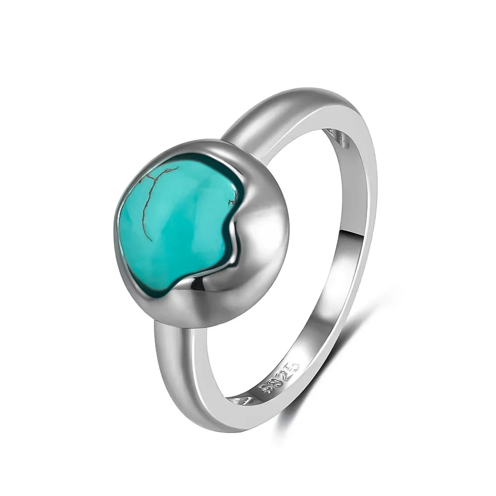 Turquoise Sterling Ring - R2439TU - Cowboy Outpost
