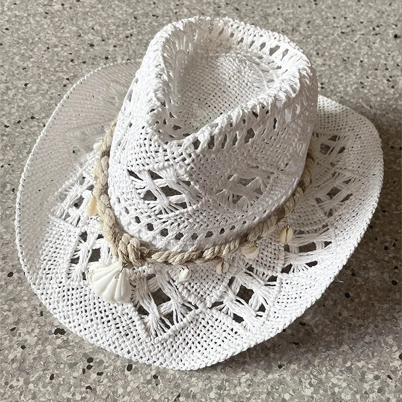 Straw Beach Cowboy Hat - F4 - Cowboy Outpost