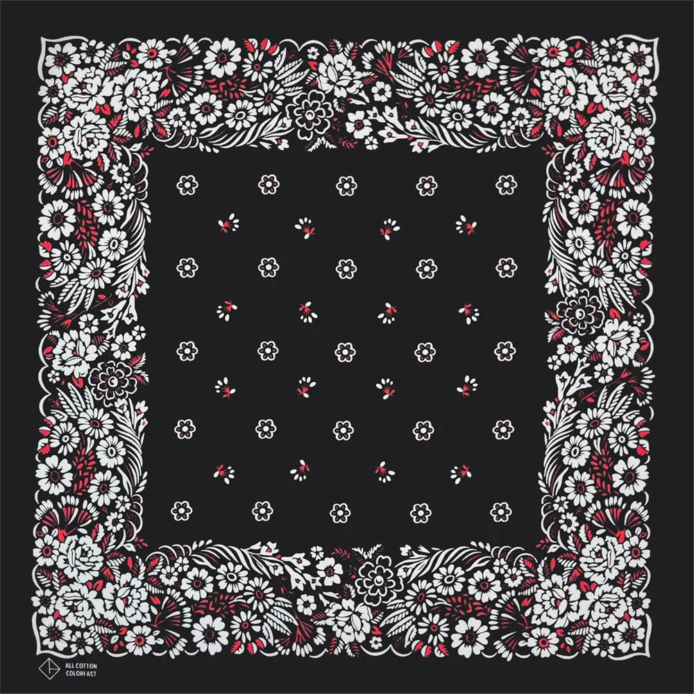 Scarf Cotton Square Bandana - 5 - Cowboy Outpost