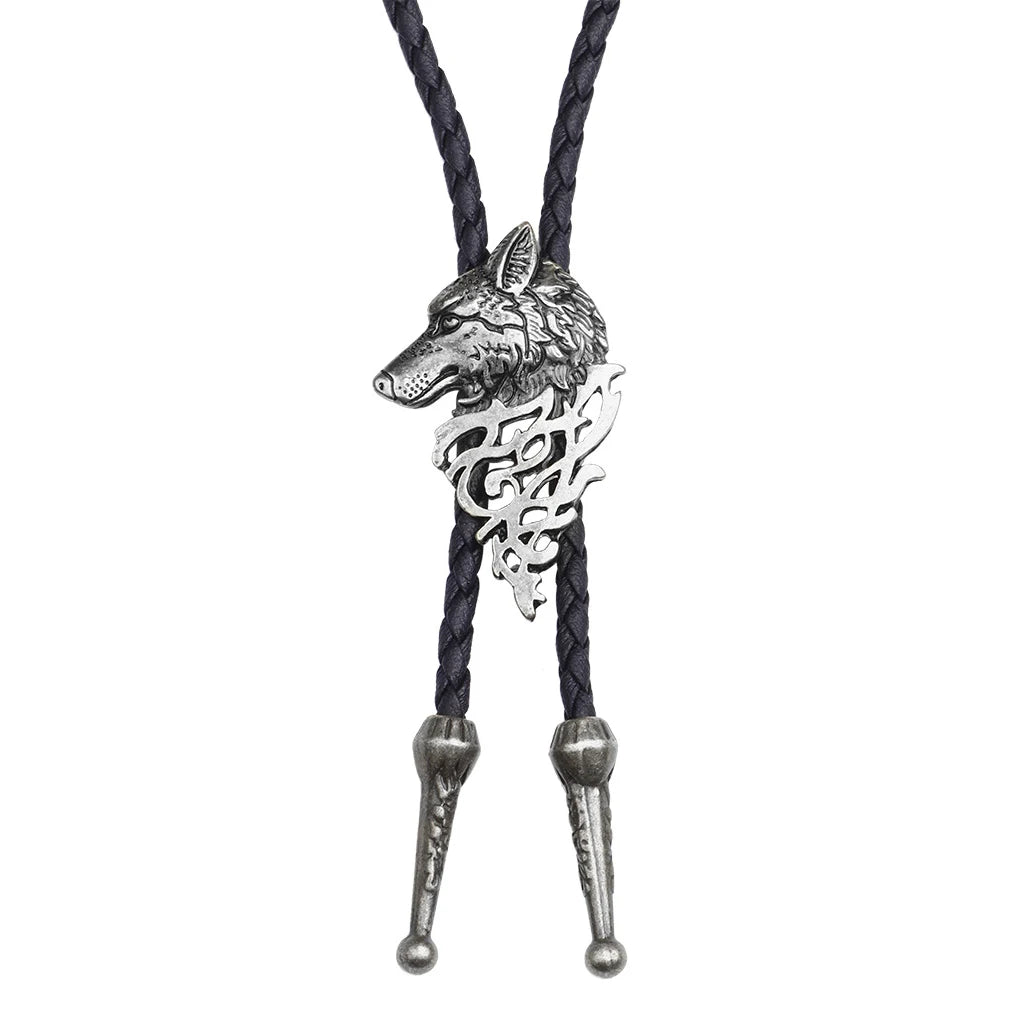 Leather Retro Bolo Tie - Cowboy Outpost