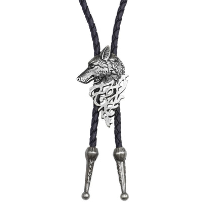 Leather Retro Bolo Tie - Cowboy Outpost