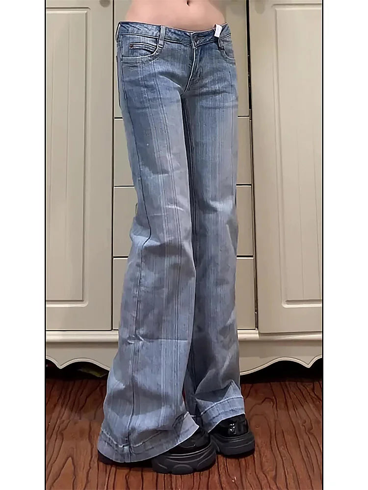 Bootcut Flare Jeans - Blue - Cowboy Outpost
