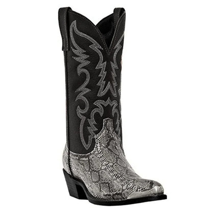 Snake Cowboy Boots - Gold - Cowboy Outpost