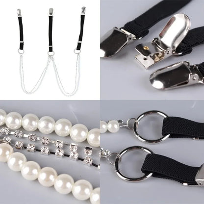 Pearl Elastic Suspenders - Cowboy Outpost