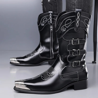 Large Cowboy Boots - black - Cowboy Outpost