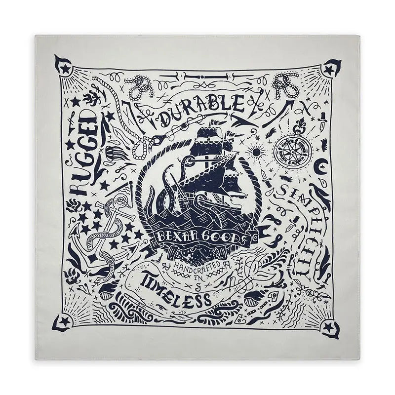 Cotton Nautical Bandana - Cowboy Outpost