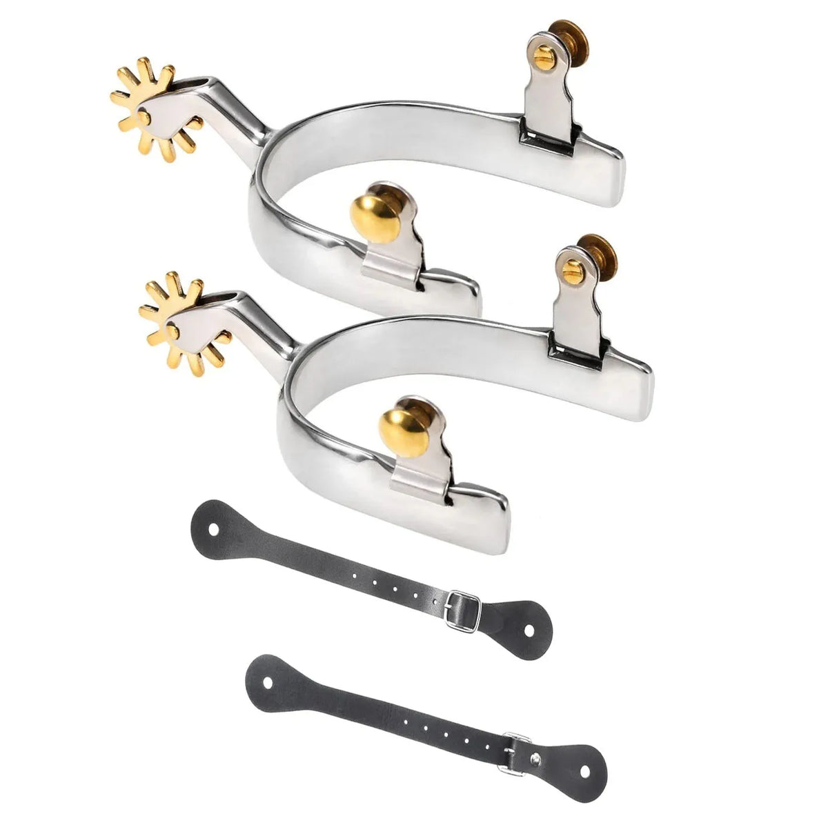Stainless Steel Spurs - Men Size - Cowboy Outpost