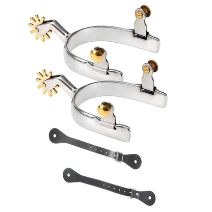 Stainless Steel Spurs - Men Size - Cowboy Outpost