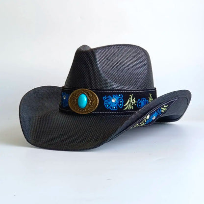 Straw Decal Cowboy Hat - 13 - Cowboy Outpost