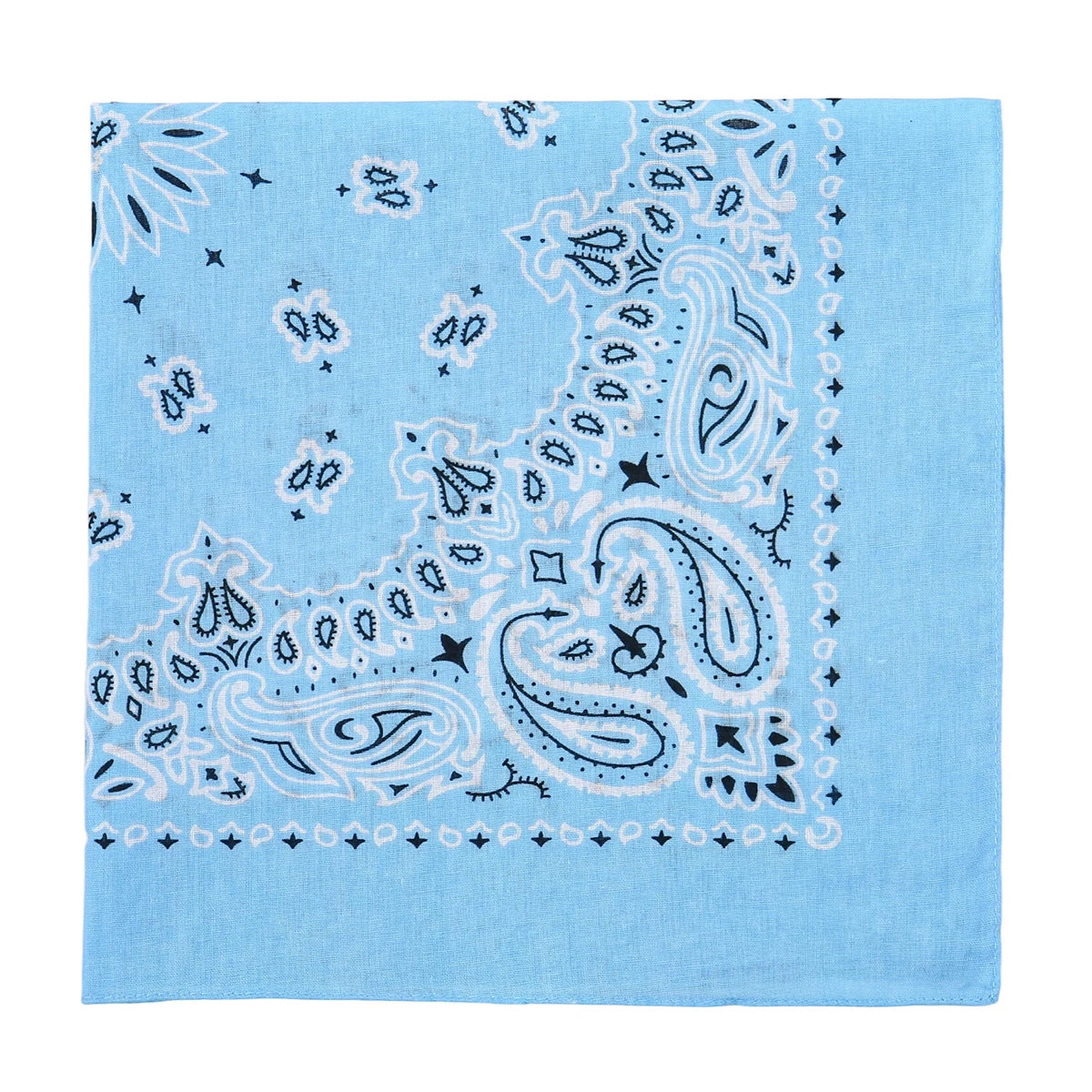 Square Cotton Paisley Bandana - Cowboy Outpost