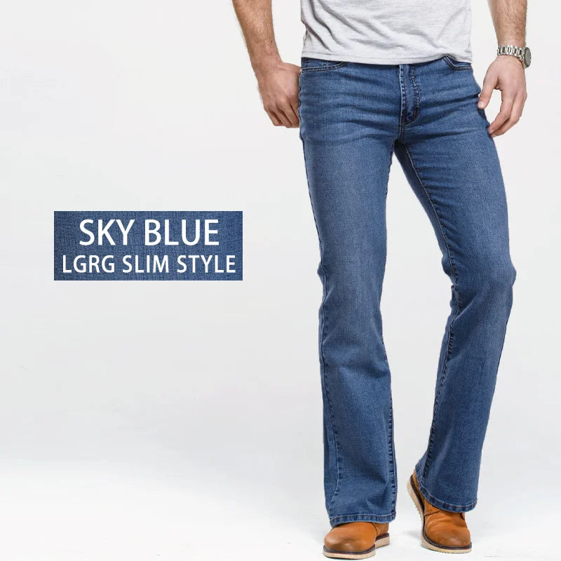 Jeans - Stretch Classic Blue - Stretch Deep Blue - Cowboy Outpost