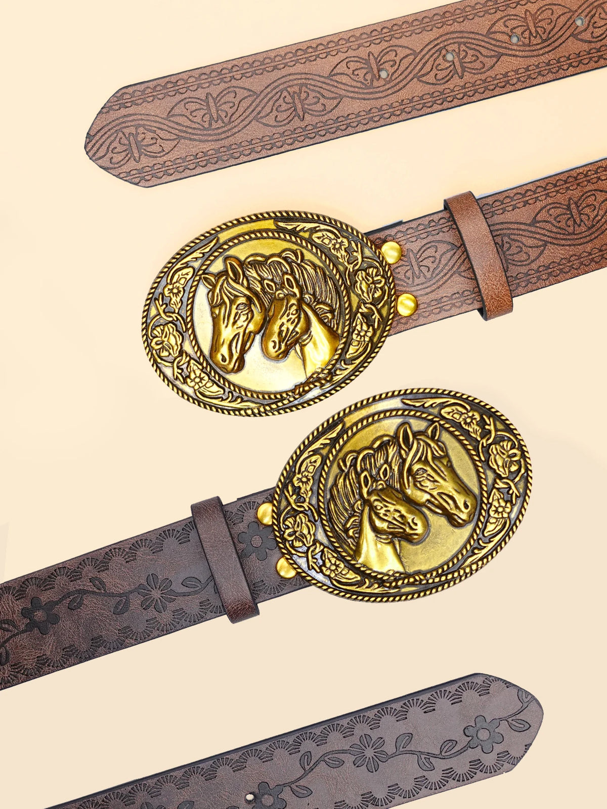 Denim Women's Belt - Coffee - Cowboy Outpost