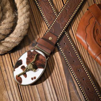 Metal Belt - Black gold - Cowboy Outpost