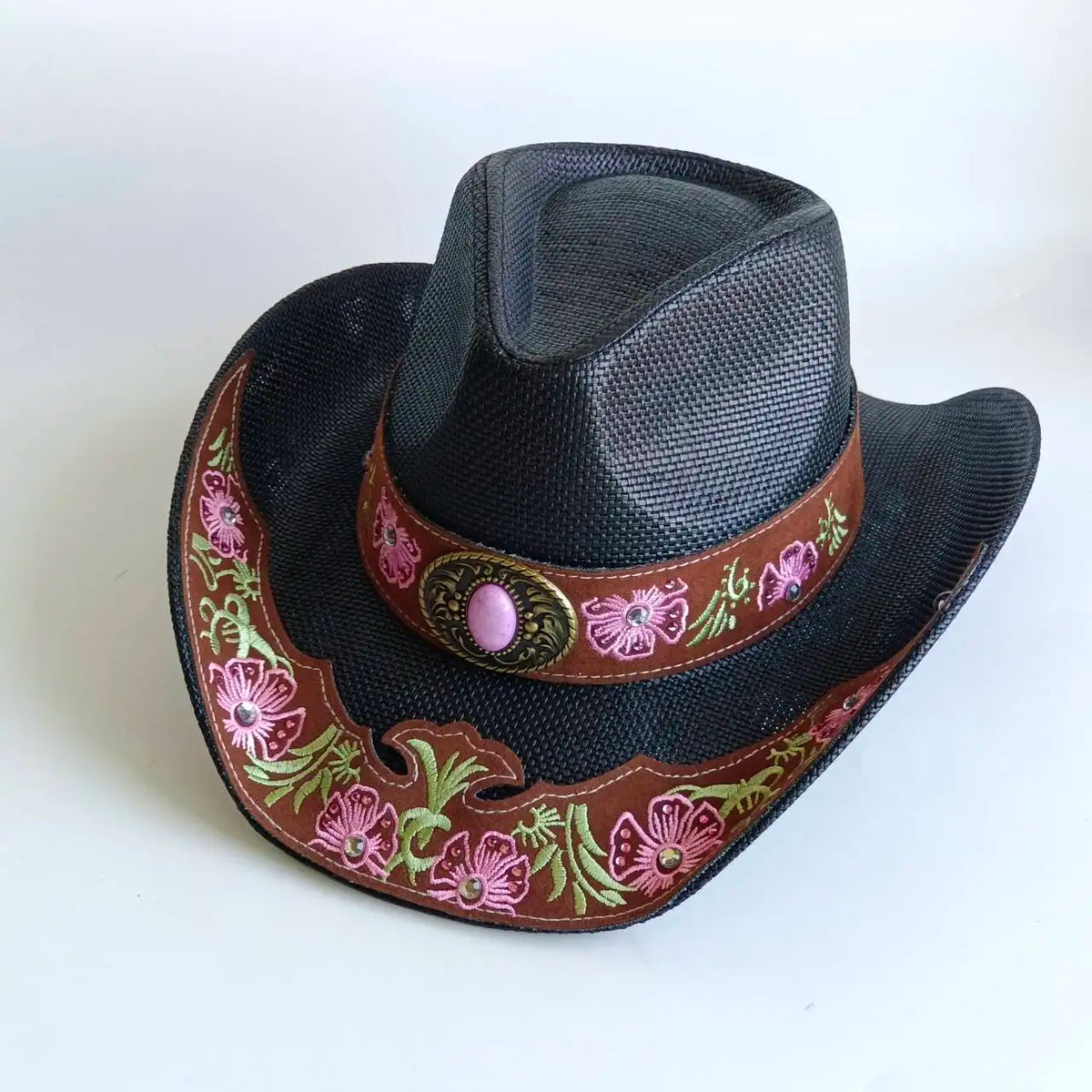Straw Decal Cowboy Hat - 21 - Cowboy Outpost