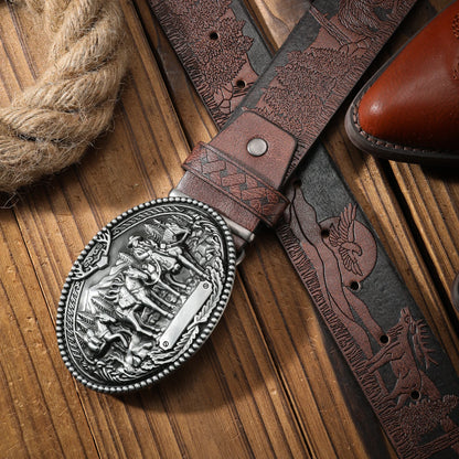Alloy Buckle Belt - Cowboy Outpost
