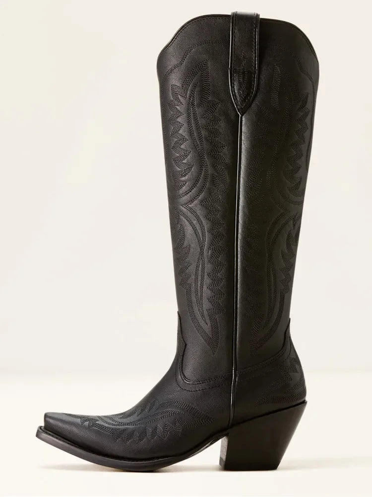 Autumn Cowboy Boots - Brown suede surface - Cowboy Outpost