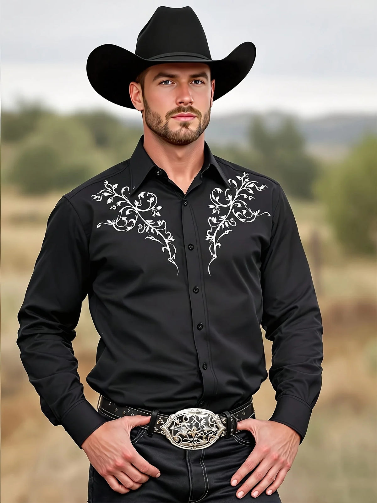 Tribal Shirt - YCZHJ20250318X - Cowboy Outpost
