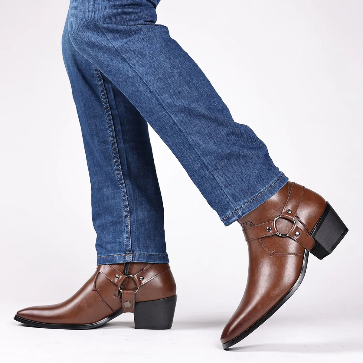 Mans Cowboy Boots - Black - Cowboy Outpost