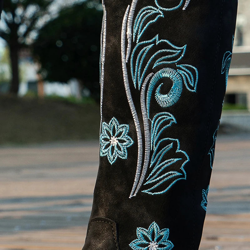 Boot Long Cowboy Boots - White - Cowboy Outpost