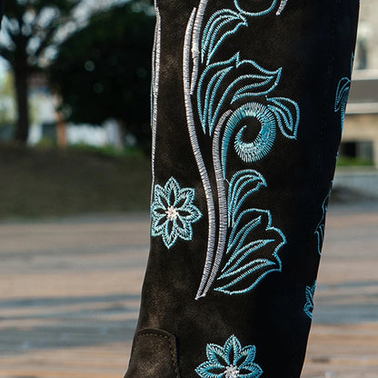 Boot Long Cowboy Boots - White - Cowboy Outpost