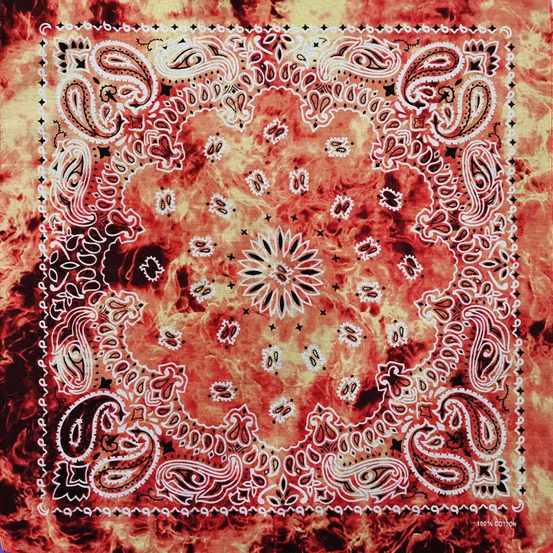 Gradient Cotton Scarf Bandana - Gradient yellow - Cowboy Outpost