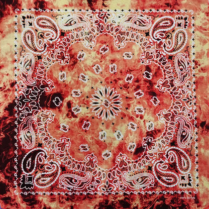 Gradient Cotton Scarf Bandana - Gradient yellow - Cowboy Outpost