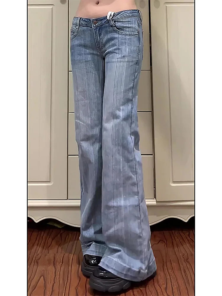 Bootcut Flare Jeans - Blue - Cowboy Outpost