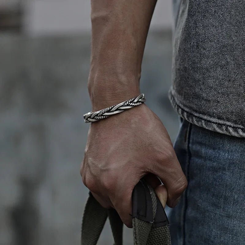 Silver Retro Bracelet - Cowboy Outpost